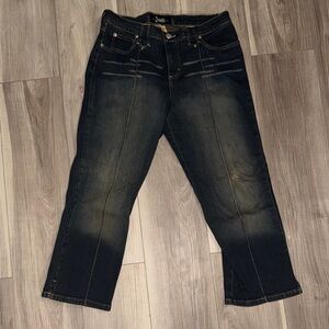 Jalate Jeans Ankle-Length Women's Jeans in Dark Wash Y2K Vintage